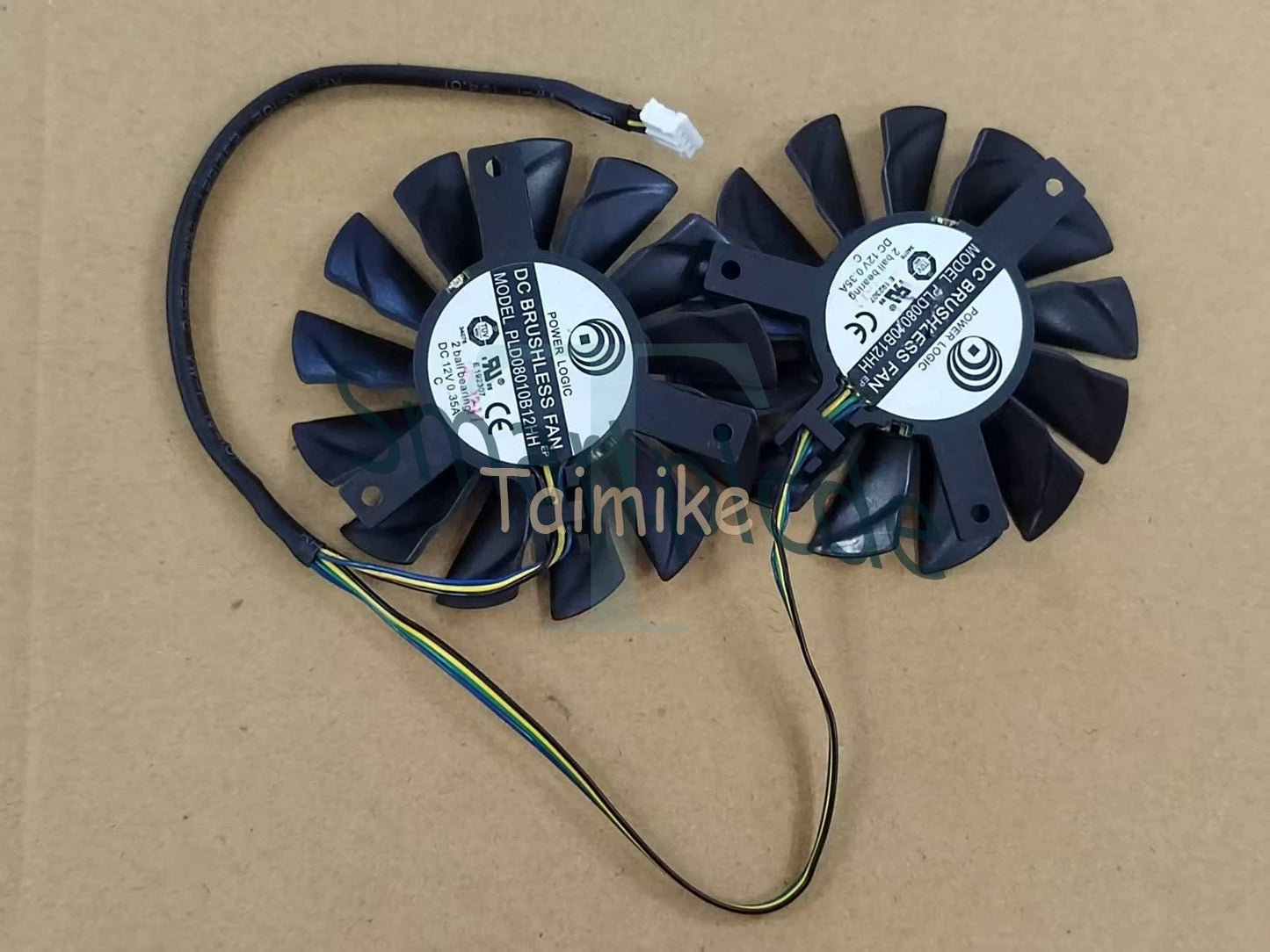 1PCS 75mm MSI Twin Frozr III Video Card Dual Fan 52mm 4Pin PLD08010S12HH