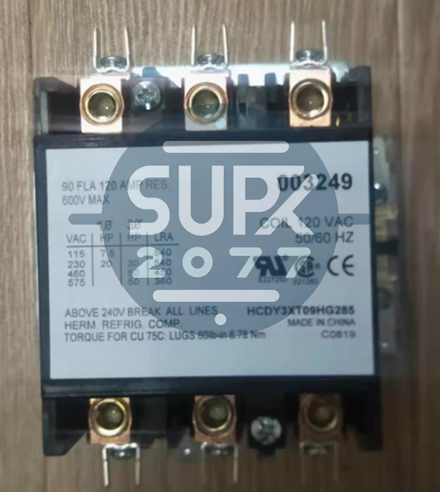 One HYPERTHERM Maxpro200 003249 Main Contactor 120V 90 FLA #su