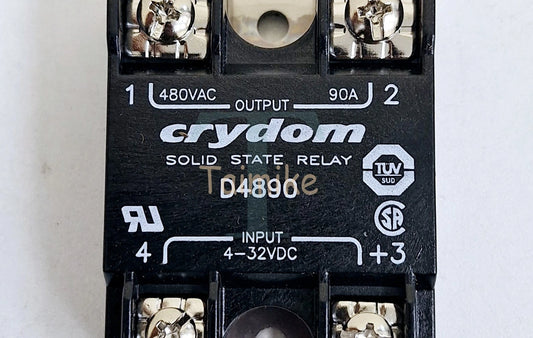 Crydom D4890 Solid State Relay 4-32VDC (Lot of 2 pcs)