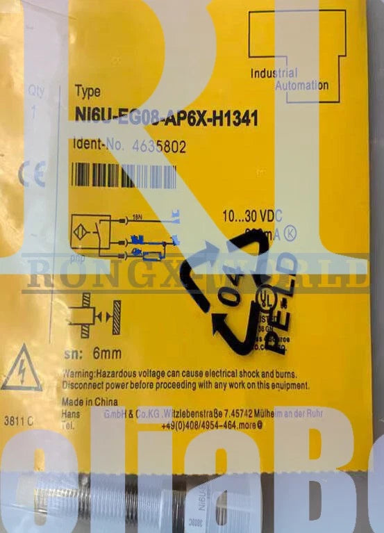 ONE For TURCK Proximity Switch NI6U-EG08-AP6X-H1341 1Pcs.