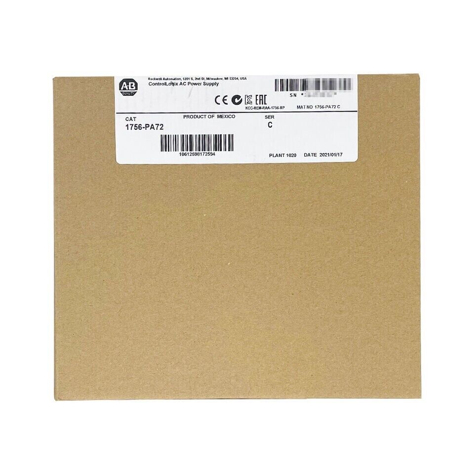 ControlLogix AB 1756-PA72 AC Power Supply - CONTROLLOGIX