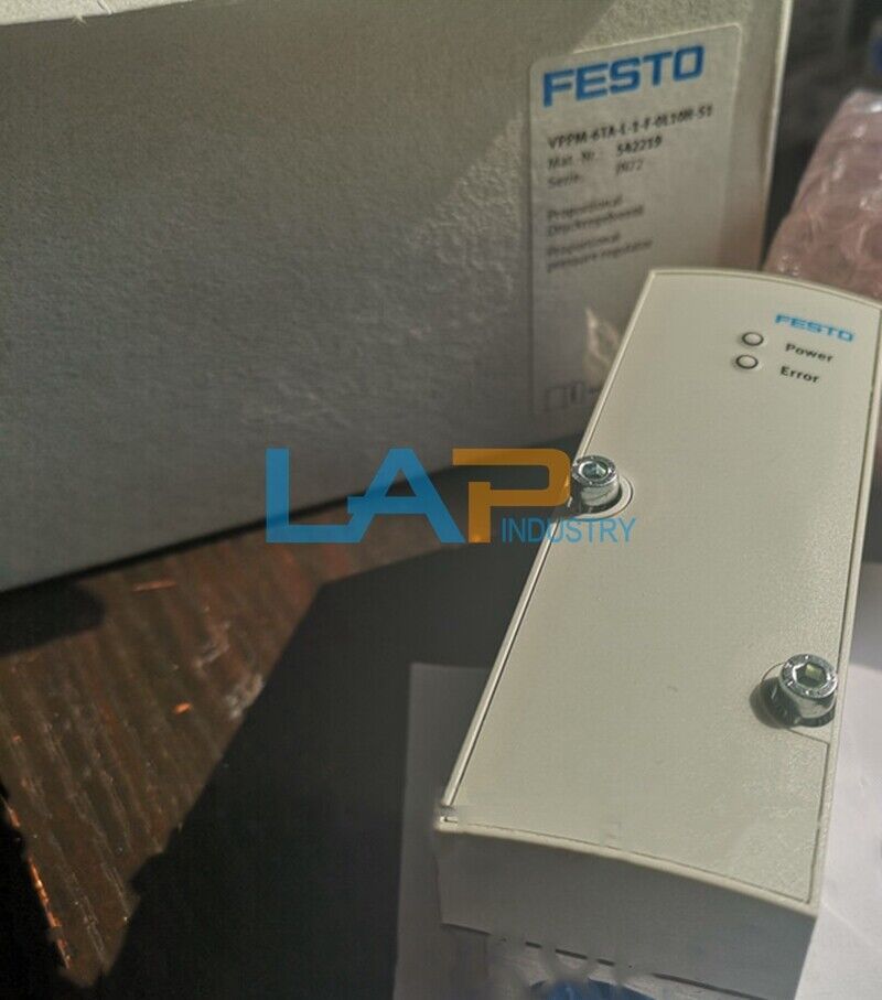 FESTO Proportional Pressure Valve VPPM-6TA-L-1-F-0L10H-S1 - FESTO