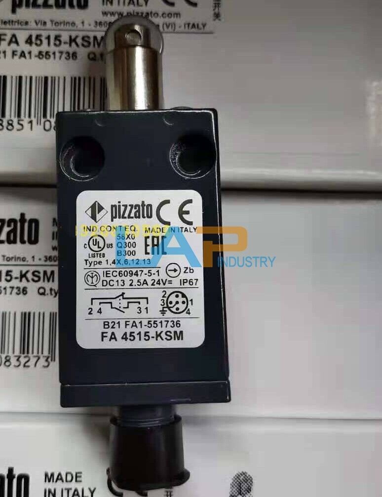 PIZZATO FA4515-KSM Limit Switch - DC13 2.5A 24V - 1 Piece - PIZZATO