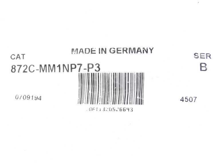 ALLEN BRADLEY 872C-MM1NP7-P3 SERIES B SWITCH - ALLEN BRADLEY