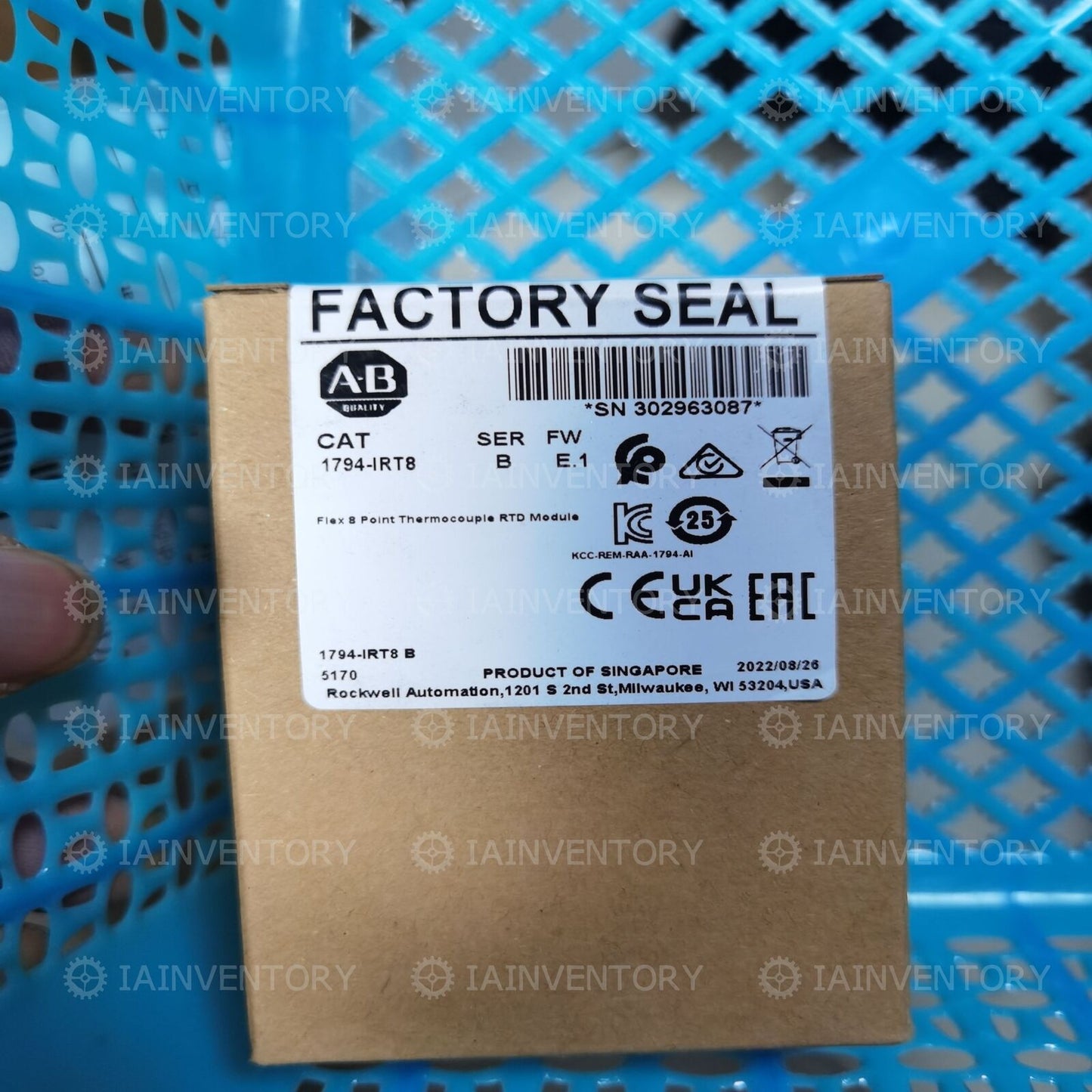 Allen Bradley Flex 8 Point RTD Module 1794-IRT8 - ALLEN BRADLEY
