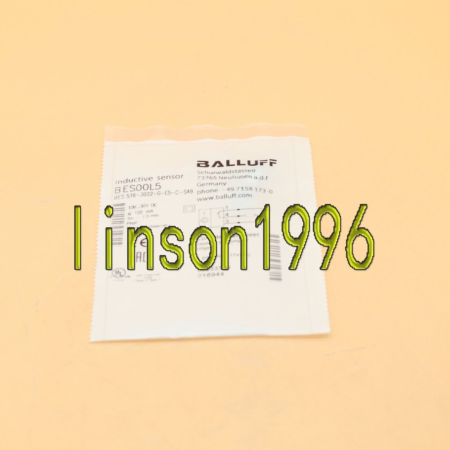 1PC BALLUFF BES 516-3022-G-E5-C-S49 Proximity Sensor, Spot Stock - BALLUFF