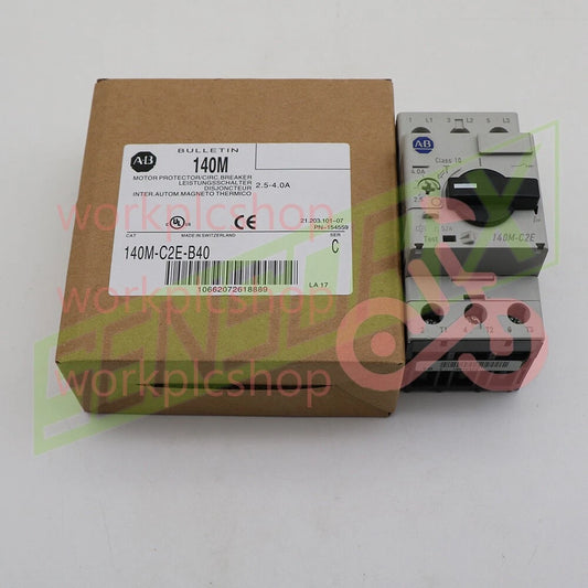 1PCS Allen-Bradley 140M-C2E-B40 Protector / Circuit Breaker 2.5 - 4.0A