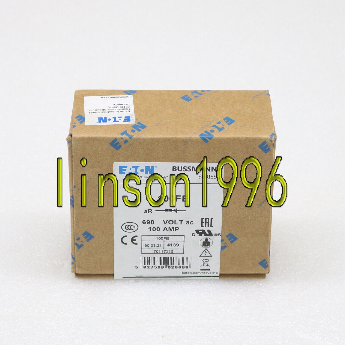 10PCS 100A Eaton Fuse Bussmann 690V - BUSSMANN
