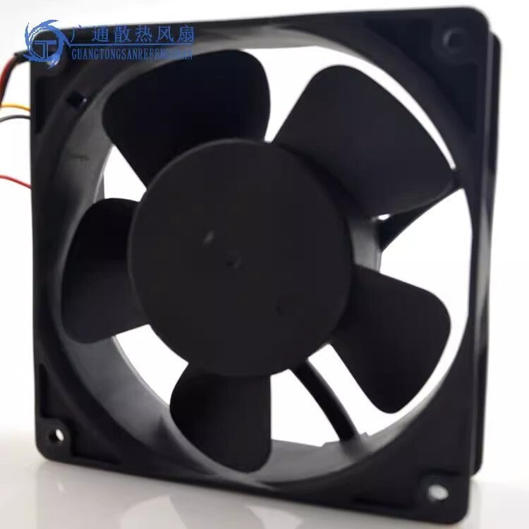 ADDA AQ1224MB-F52 DC24V 0.23A 12CM IP55 3-Pin Waterproof Cooling Fan