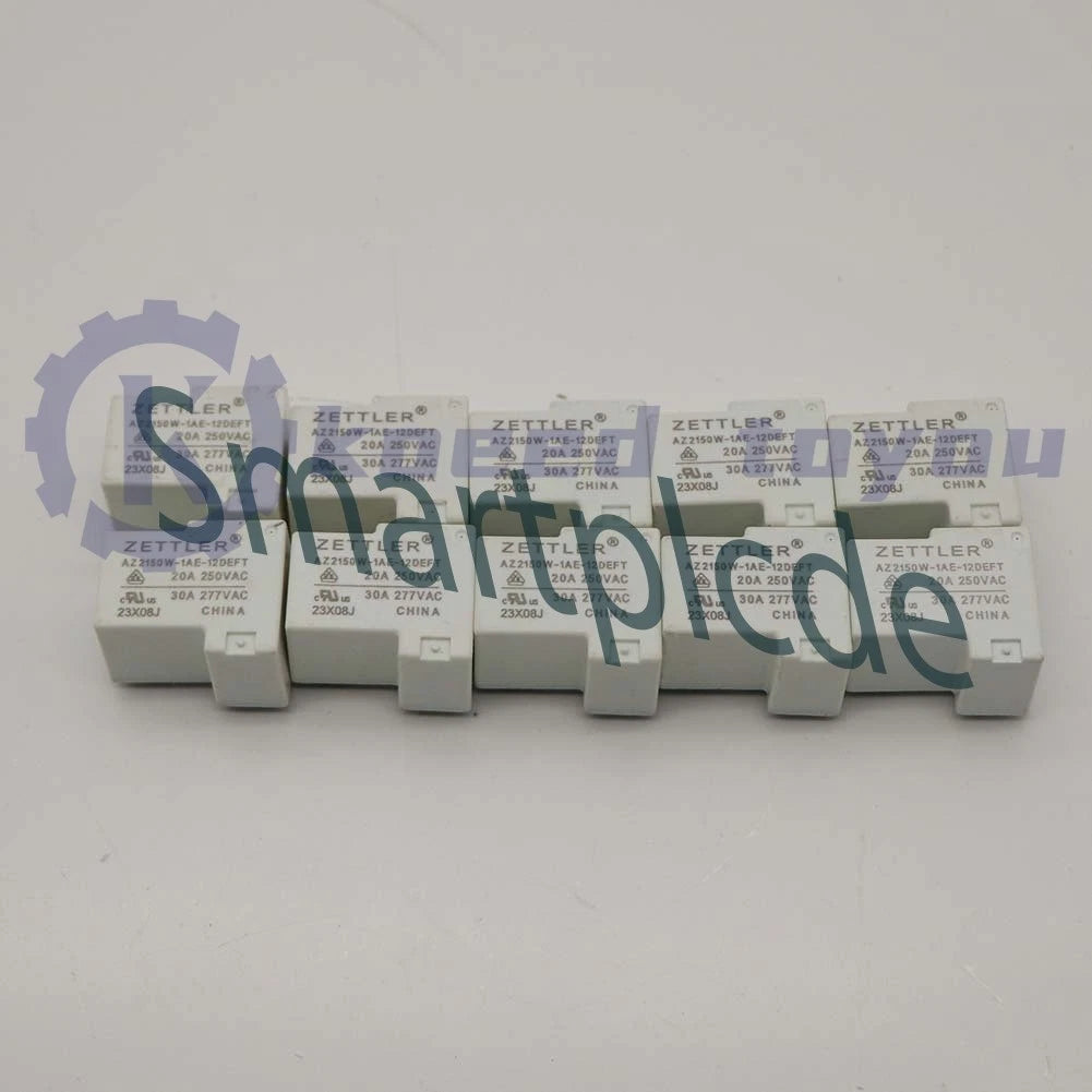 10Pcs ZETTLER AZ2150W-1AE-12DEFT 12VDC Automotive Relay 20A 250VAC 4Pins*
