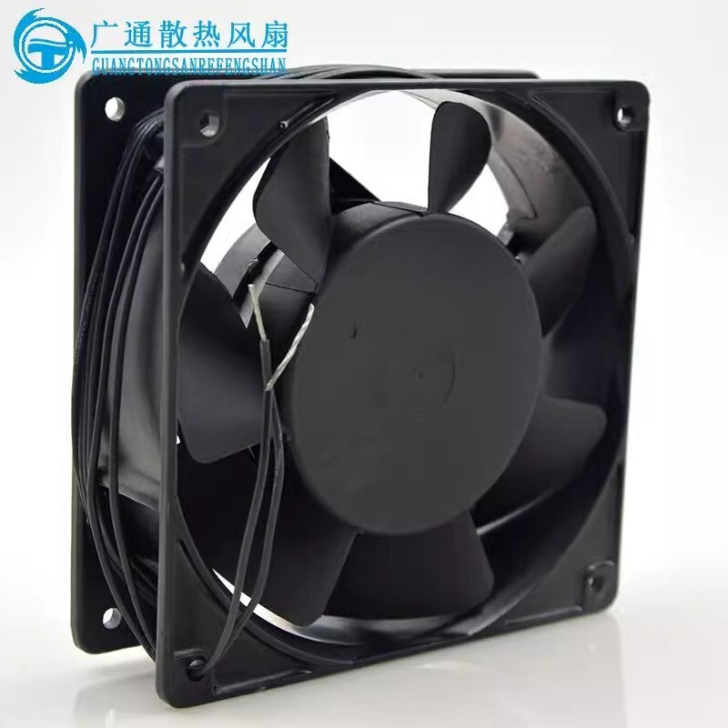 RUILIAN SCIENCE RAH1238B2 100v-125v 0.30A 12CM Aluminum Frame Fan