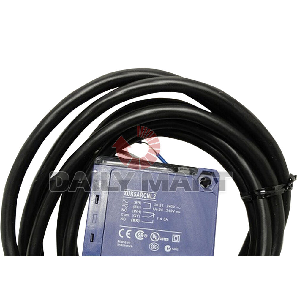 new Schneider XUK5ARCNL2 Photoelectric Sensor Switch Diffuse NO/NC Relay 1.5m