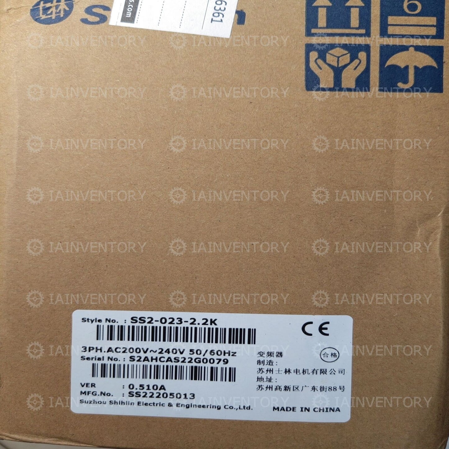 New 1PC Shihlin Inverter SS2-023-2.2K Fast Ship - SHIHLIN