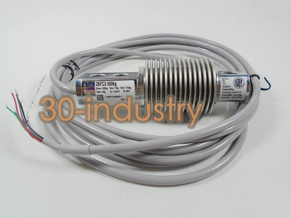 HBM Bellow Sensor Load Cell Replacement 1-Z6FC3, 500KG Capacity - HBM