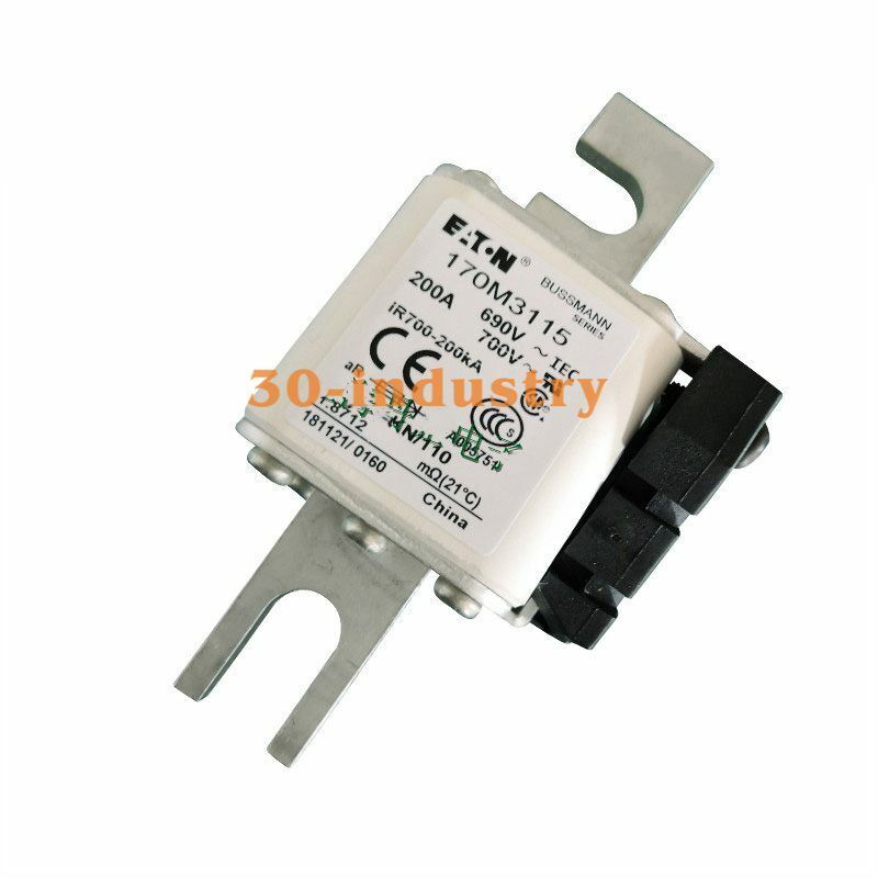 3PCS Bussmann Fuse 170M3115 200A 690V 700V IR700-200KA - BUSSMANN
