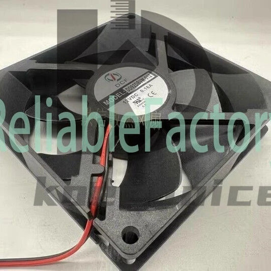 1 PCS DCF Fan DD92DBVM-012 DC12V 0.16A 9CM 92*25MM 2 wire cooling fan