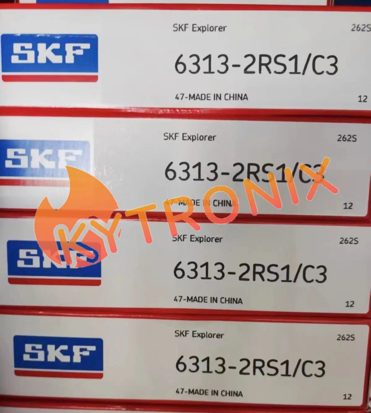 SKF 6313-2RS1/C3 single row deep groove ball bearing 1PCS