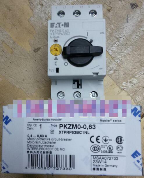 Eaton Moeller PKZM0-0.63 PKZM0-0,63 Circuit Breaker 0.4-0.63A In Box