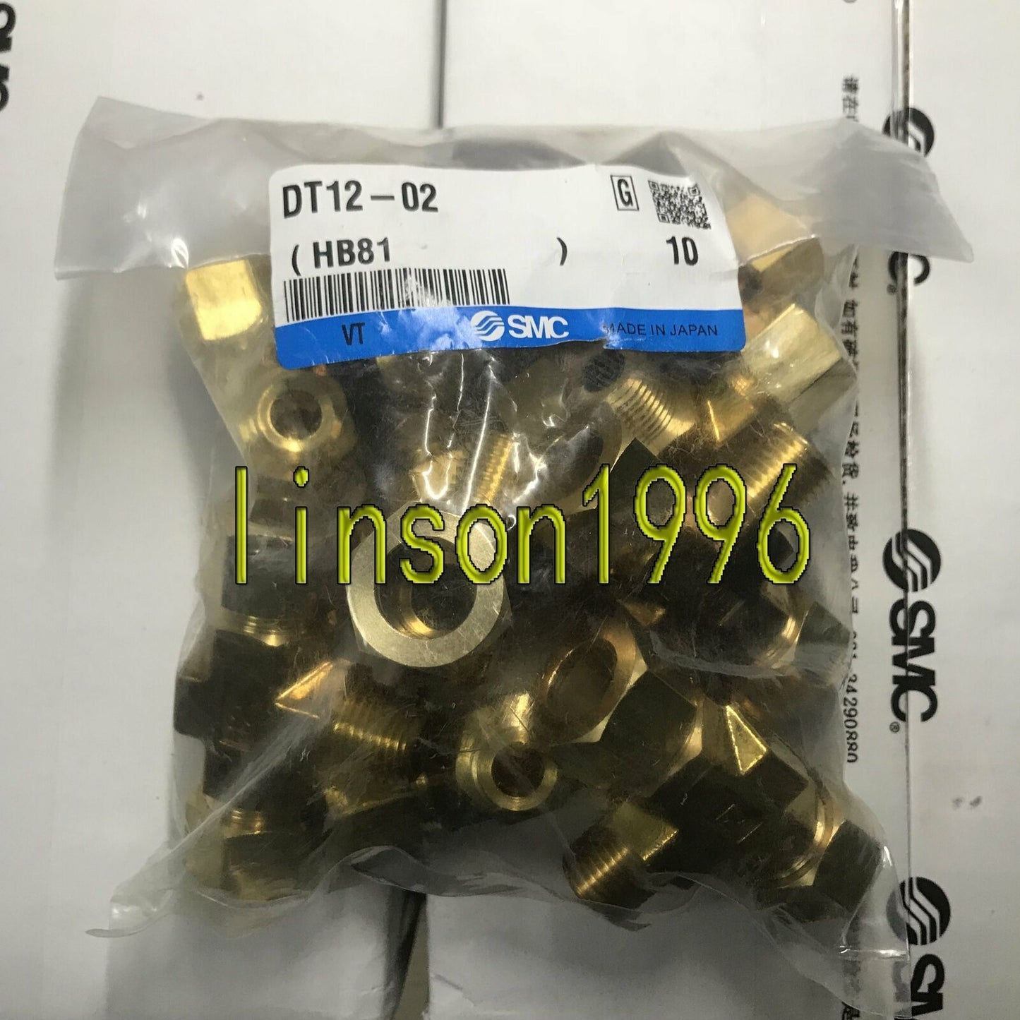 New 10-Piece SMC Card Sleeve Connector DT12-02 - SMC