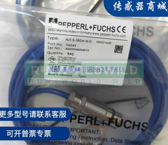 1PCS FOR PEPPERL+FUCHS Proximity switch NJ1.5-18GM-N-D sensor