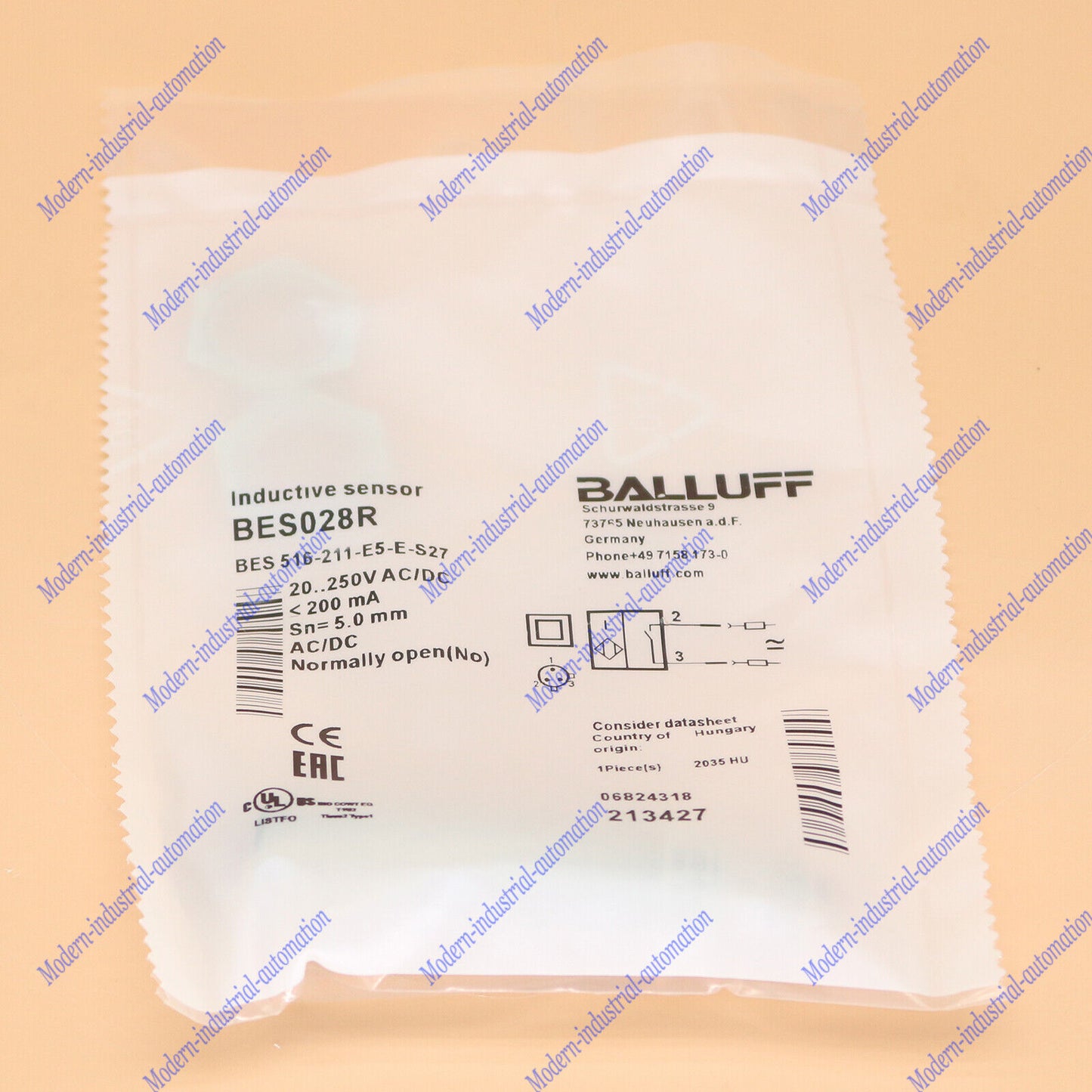 Inductive Sensors BALLUFF BES028R 516-211-E5-E-S27 - BALLOFF