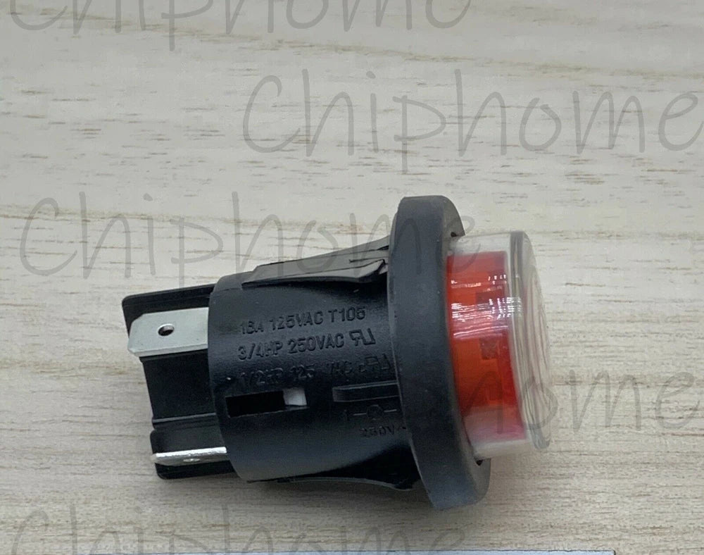 5pcs Momentary reset button switch RLEIL RL5 T125/55 Red with Waterproof Cover