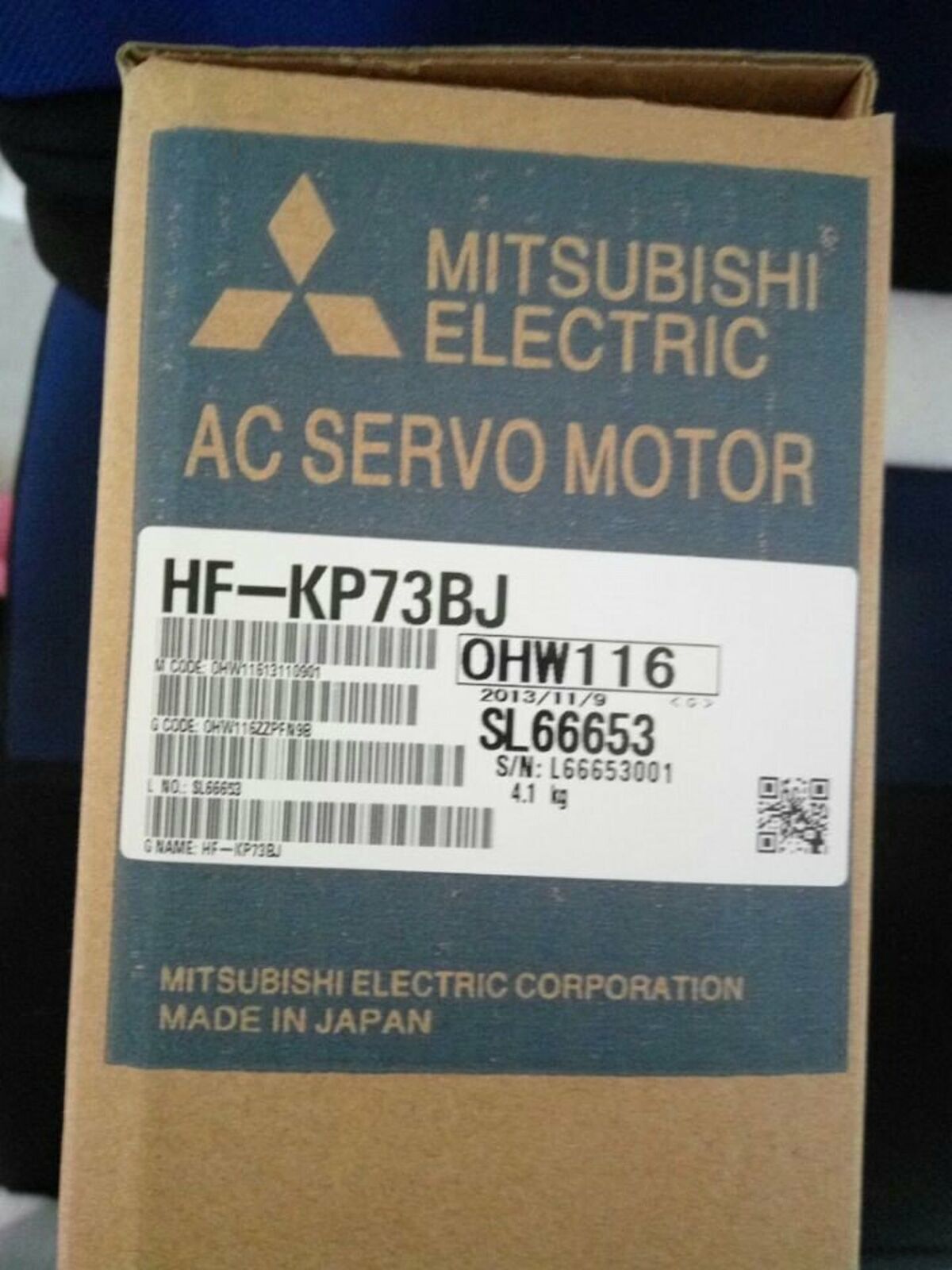 Mitsubishi HF-KP73BJ Servo Motor - MITSUBISHI