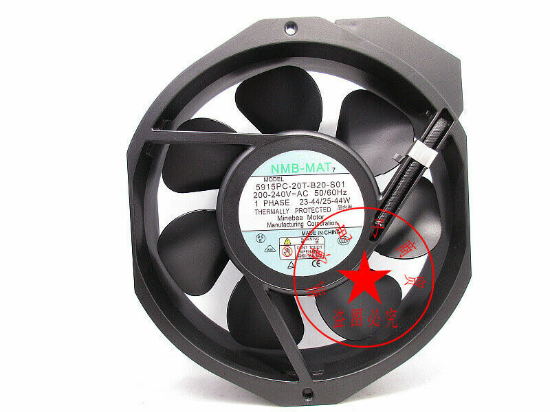 new 1PC NMB-MAT 5915PC-20T-B20-S01 200-240V 23/44W high temperature cooling fan