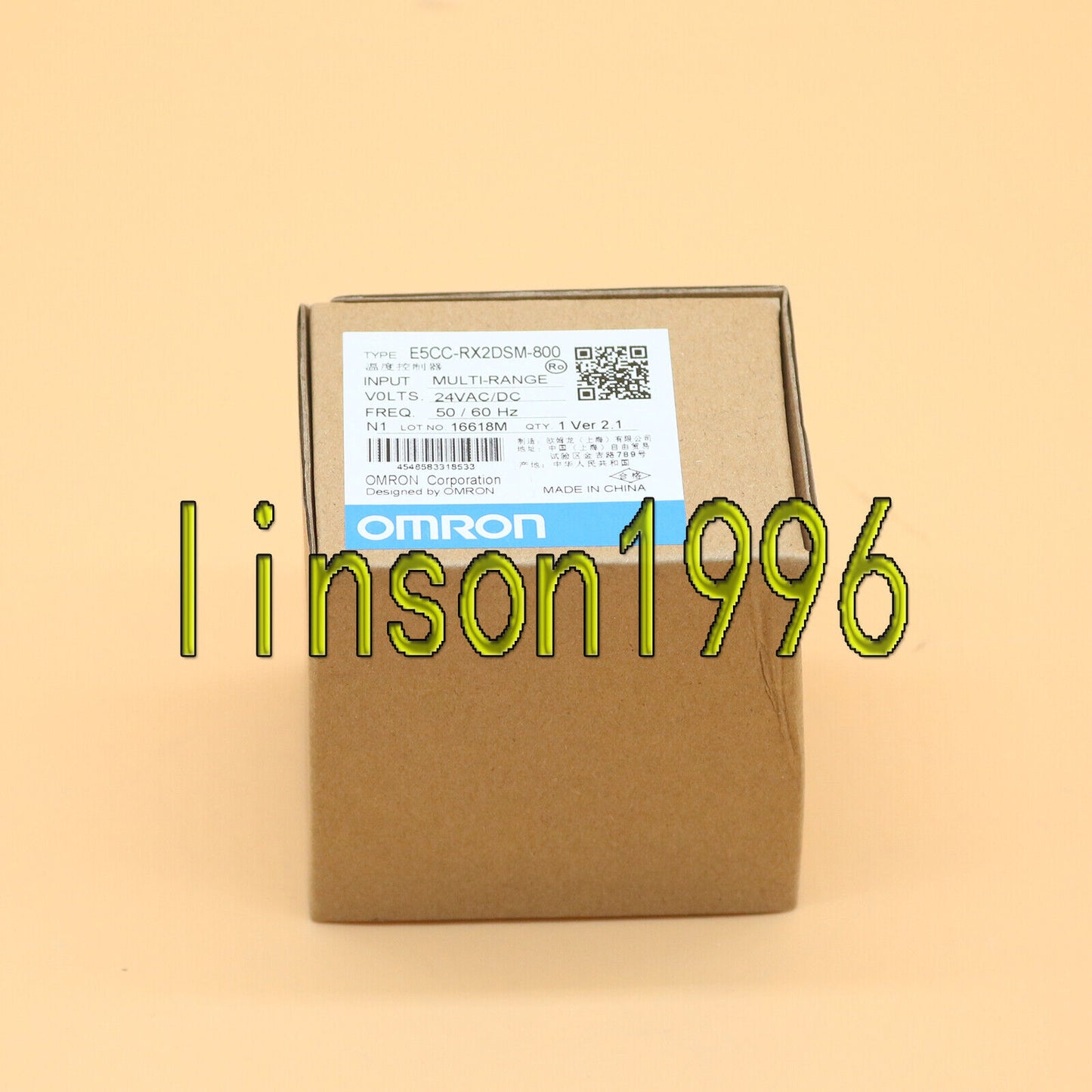 OMRON Temperature Controller E5CC-RX2DSM-800 - OMRON