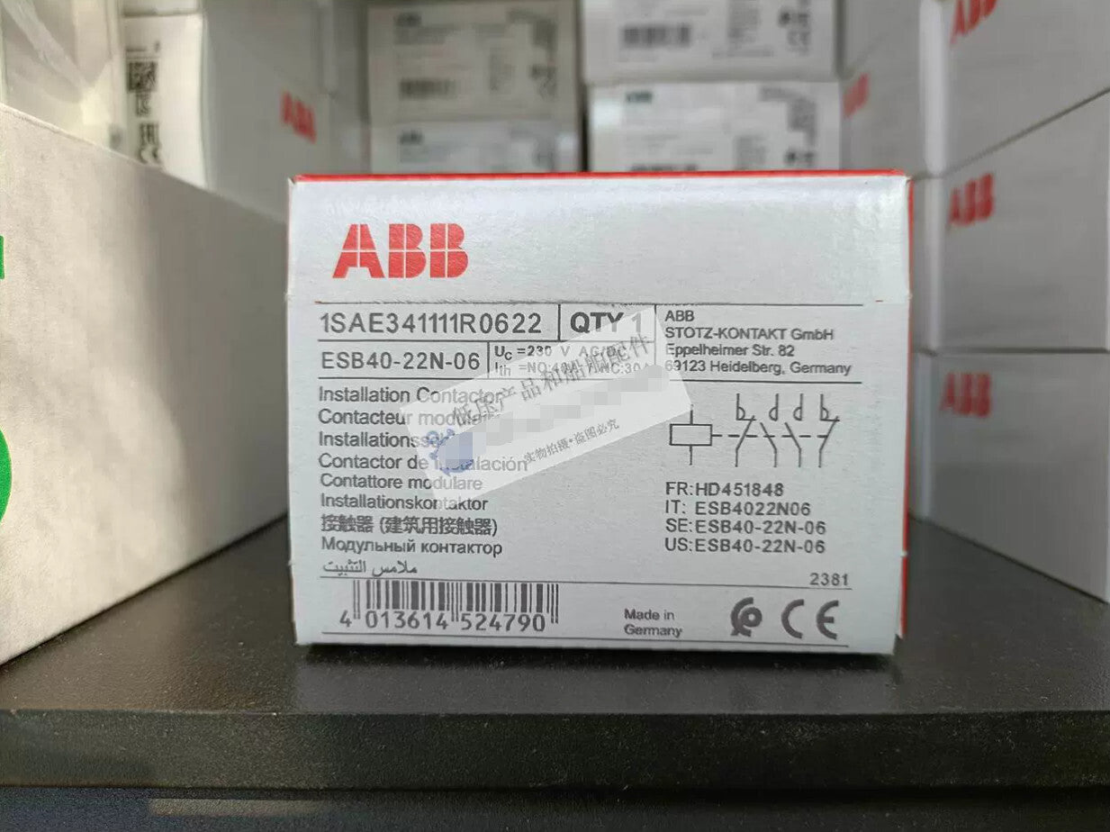 1PC ABB ESB40-22N ESB40-22N-06 1SAE341111R0622 230VAC/DC Contactor