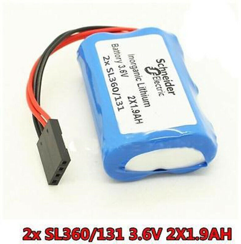 new Schneider Tsx17 battery 2x SL360/131 3.6V industrial PLC 2x1900mah battery