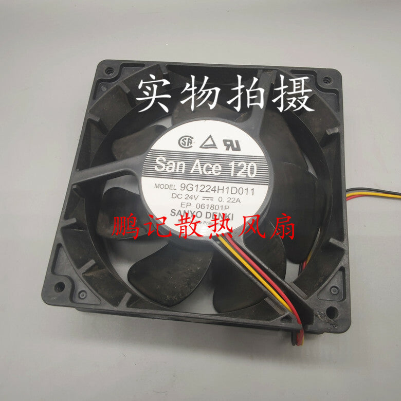 Sanyo 9G1224H1D011 12038 24V 0.22A 3-wire cooling fan