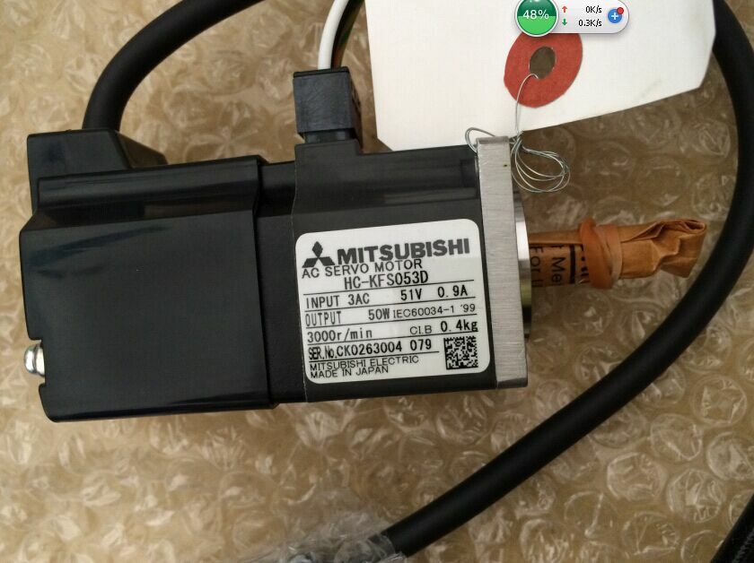 1PC MITSUBISHI HC-KFS053D AC SERVO MOTOR HCKFS053D