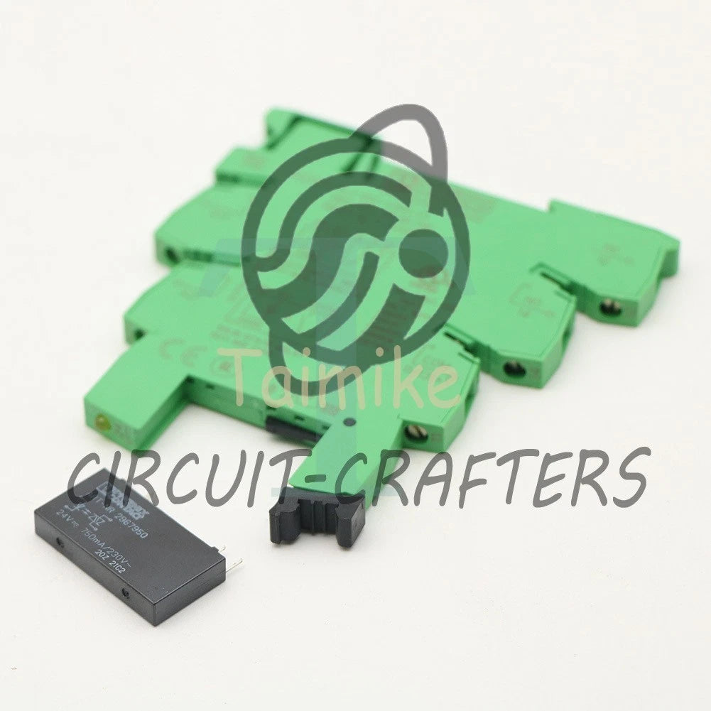 1PCS Phoenix NO.2967950 24VDC With NO.2966016 6A 250VAC Socket