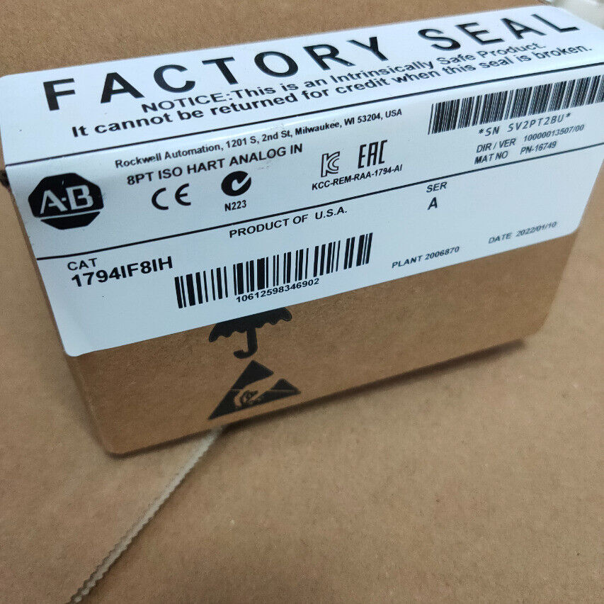 1794-IF8IH New Allen-Bradley 1794-IF8IH Output Unit factory sealed - KOEED
