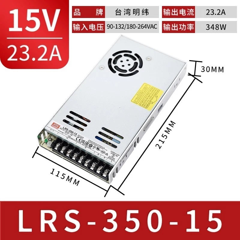 Meanwell Switching Power Supply LRS-350-15 Output 15V 23A