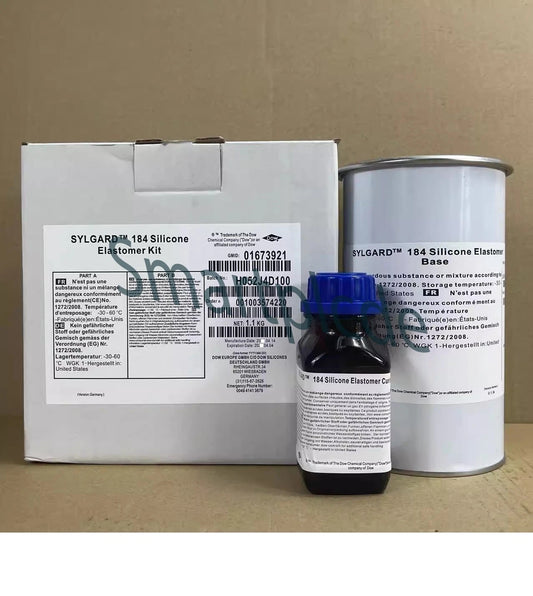 DOW Sylgard 184 Silicone Elastomer A & B 1.1KG ( 38.8 OZ) in box free ship