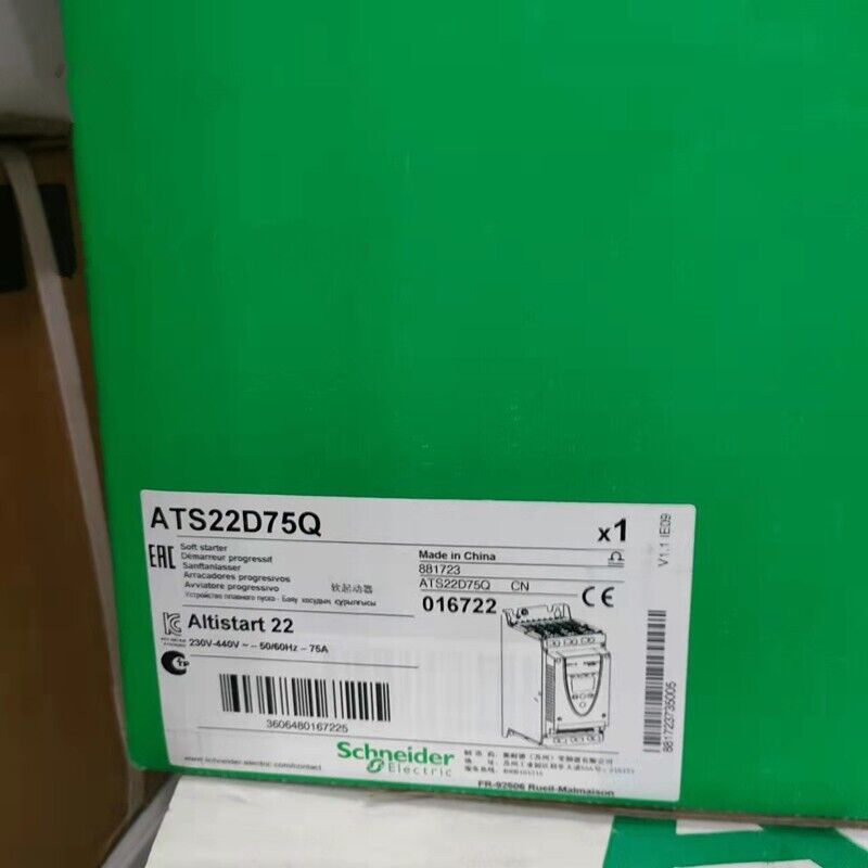 1 Piece Schneider Soft Starter ATS22D75Q - SCHNEIDER ELECTRIC