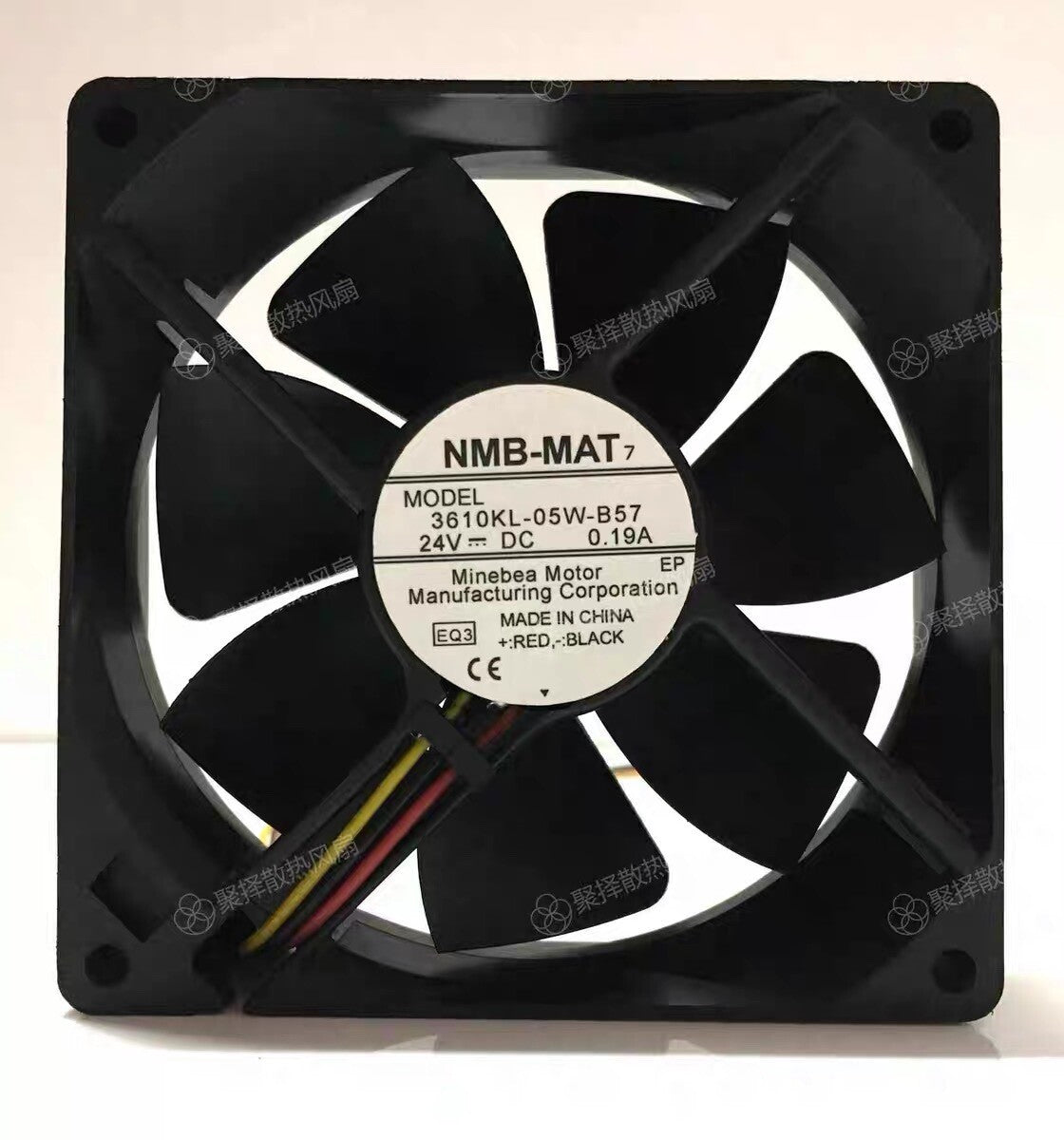 NMB 3610KL-05W-B57 24V 0.19A 9025 90mm 3-wire inverter cooling fan
