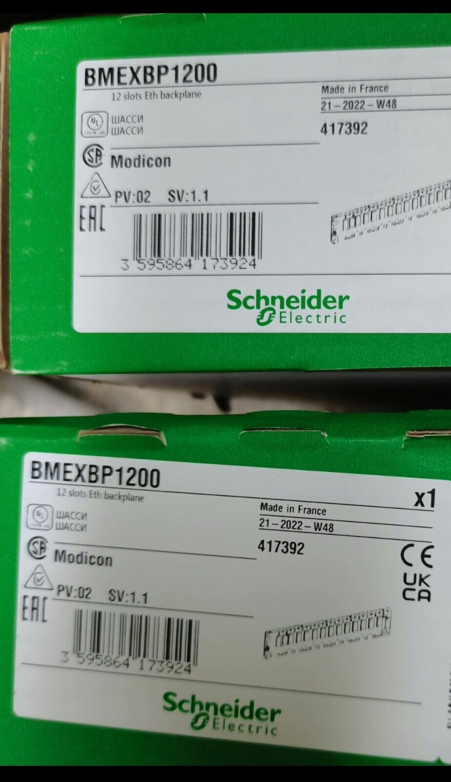Schneider BMEXBP1200 Module with Box SHIP - SCHNEIDER