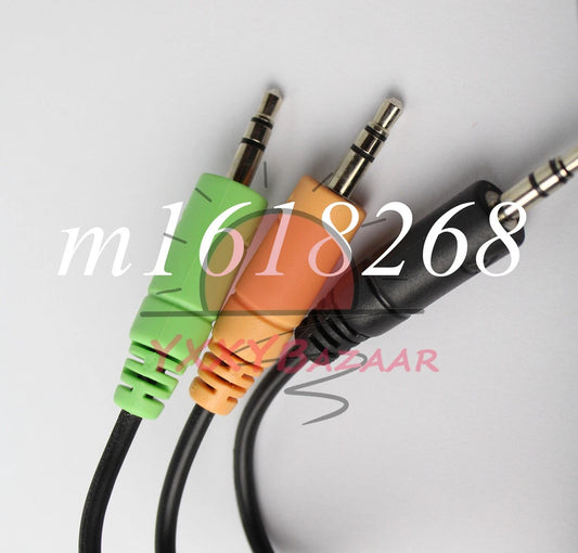 Logitech Z-5500 Speakers Color Coded 3 color Audio Cable 3.5mm cable Adapter