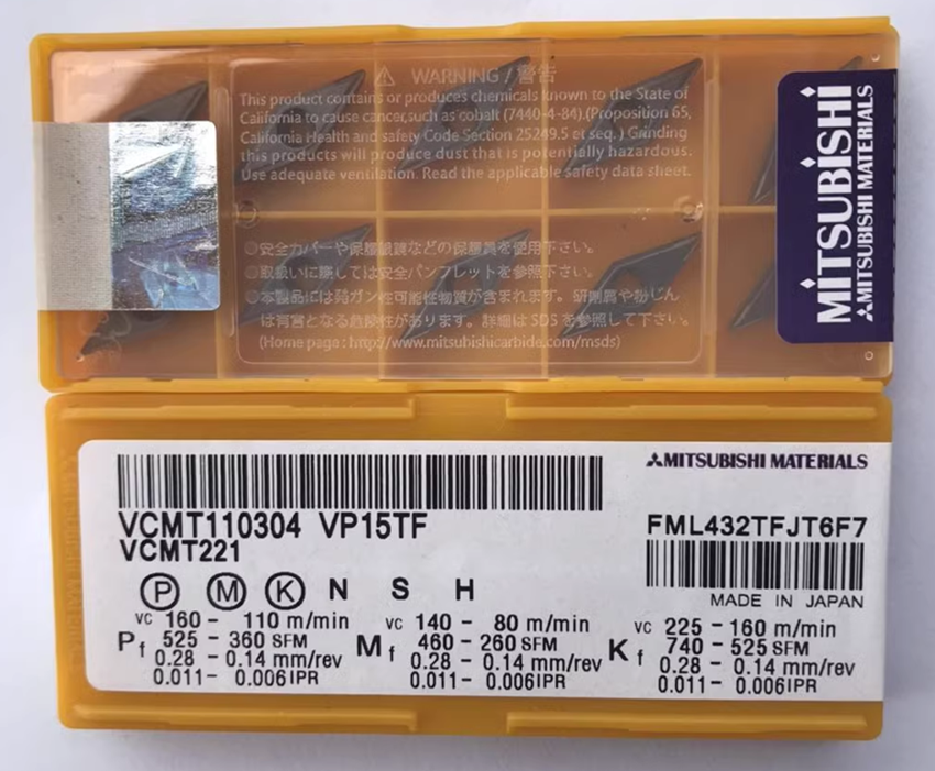 new 10pcs VCMT110304 VP15TF VCMT221 MITSUBISHI CNC blade Carbide inserts - MITSUBISHI