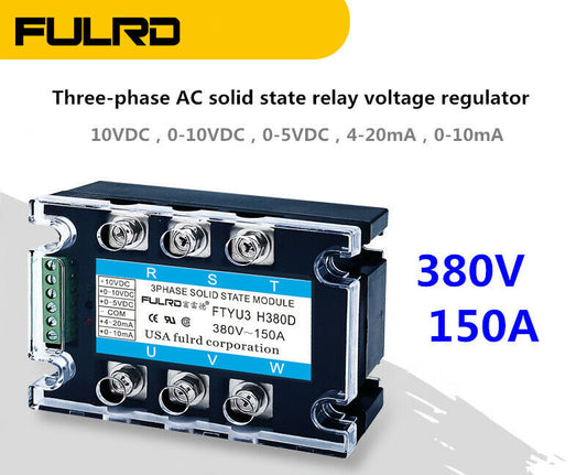 new FTYU3 H380D 150A 380V FULRD three-phase AC solid state relay voltage regulator - FORTY TWO INDUSTRIAL SOLUTIONS