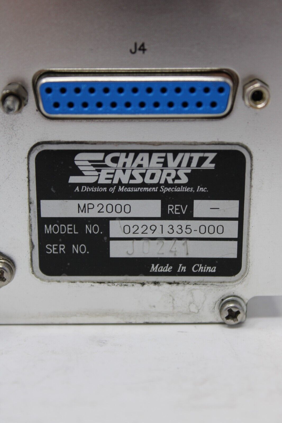 used Schaevitz Sensors MP2000 Linear Differential Transformer 02291335-000 - SCHAEVITZ SENSORS