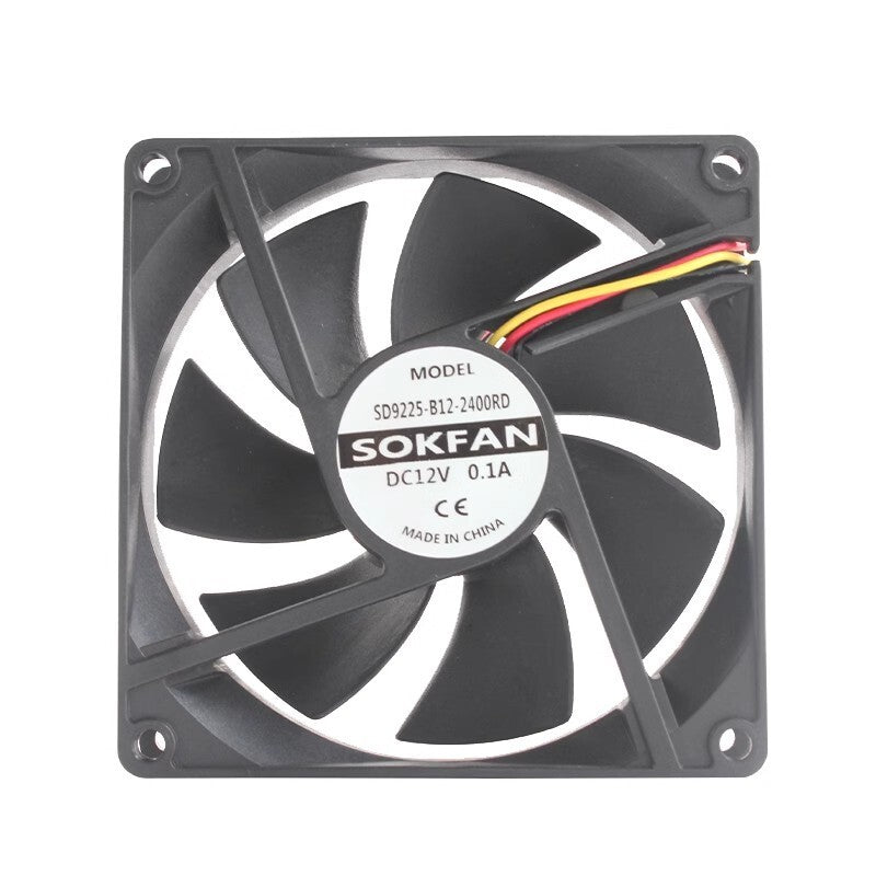 SOKFAN SD9225-B12-2400RD 9225 12V 0.1A 9cm inverter cooling fan