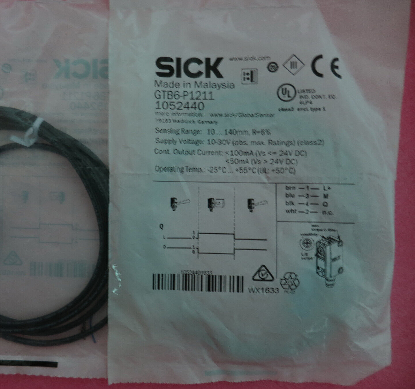 new 1PC SICK Photoelectric switch Sensor GTB6-P1211 Fast - SICK