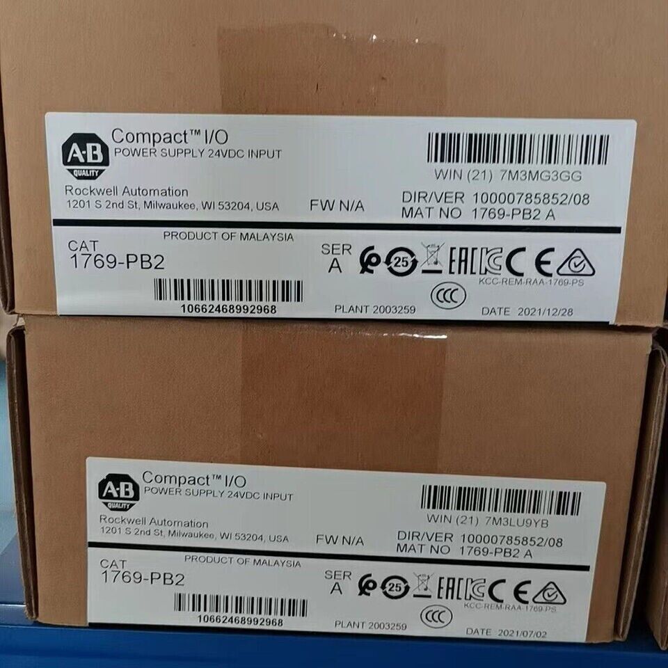 Sealed Allen Bradley AB 1769-PB2 CompactLogix DC 2A/0.8A Power Supply - ALLEN BRADLEY