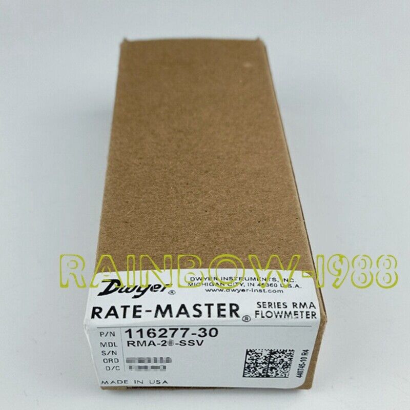 new FOR Dwyer float flowmeter RMA-26-SSV 0.5-5L/min Rotor flowmeter - DWYER