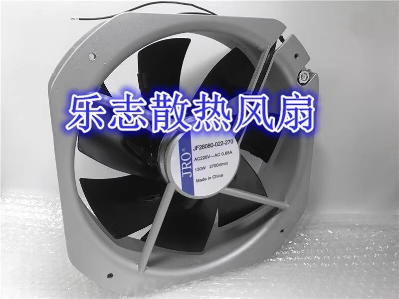 JRO JF28080-022-270 AC220V 0.65A 130W 28CM High Temperature Cooling Fan