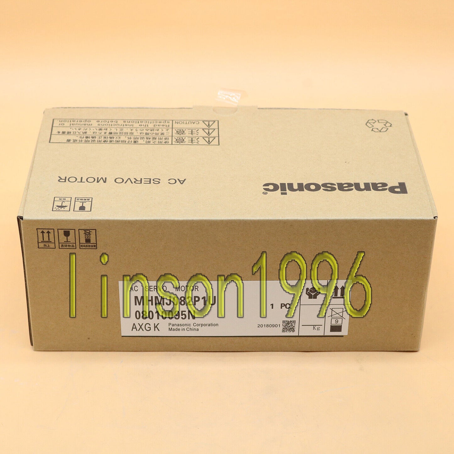 Panasonic AC Servo Motor MHMJ082P1U One Year - PANASONIC